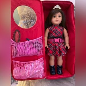 American Girl Doll with Accessories Outfit Change and Carrying Backpack